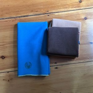 Yogitoes manduka yoga towels. Lot of three